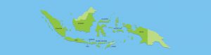 mapa indonezji